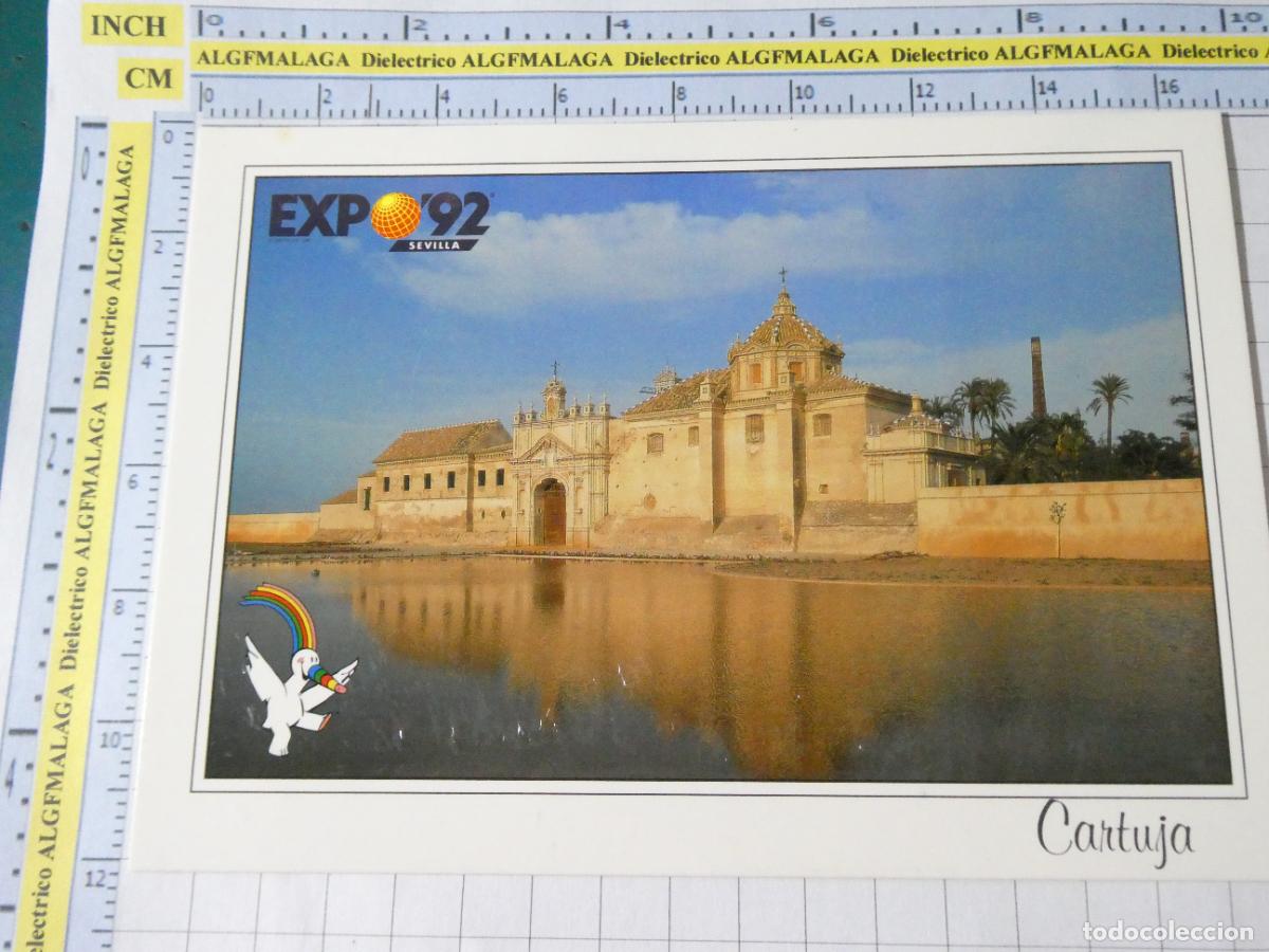 Postales: POSTAL DE LA EXPO 92 1992 SEVILLA. ISLA DE LA CARTUJA MONASTERIO SANTA MAR&Iacute;A CUEVAS 23 JULIAN. 338