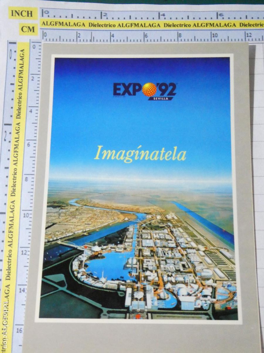 Postales: POSTAL DE LA EXPO 92 1992 SEVILLA. IMAG&Iacute;NATELA MAQUETA ISLA DE LA CARTUJA 5 JULIAN. 340