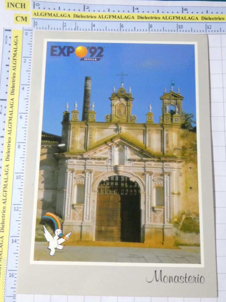 Postales: POSTAL DE LA EXPO 92 1992 SEVILLA. MONASTERIO SANTA MAR&Iacute;A DE LAS CUEVAS 26 JULIAN. 343
