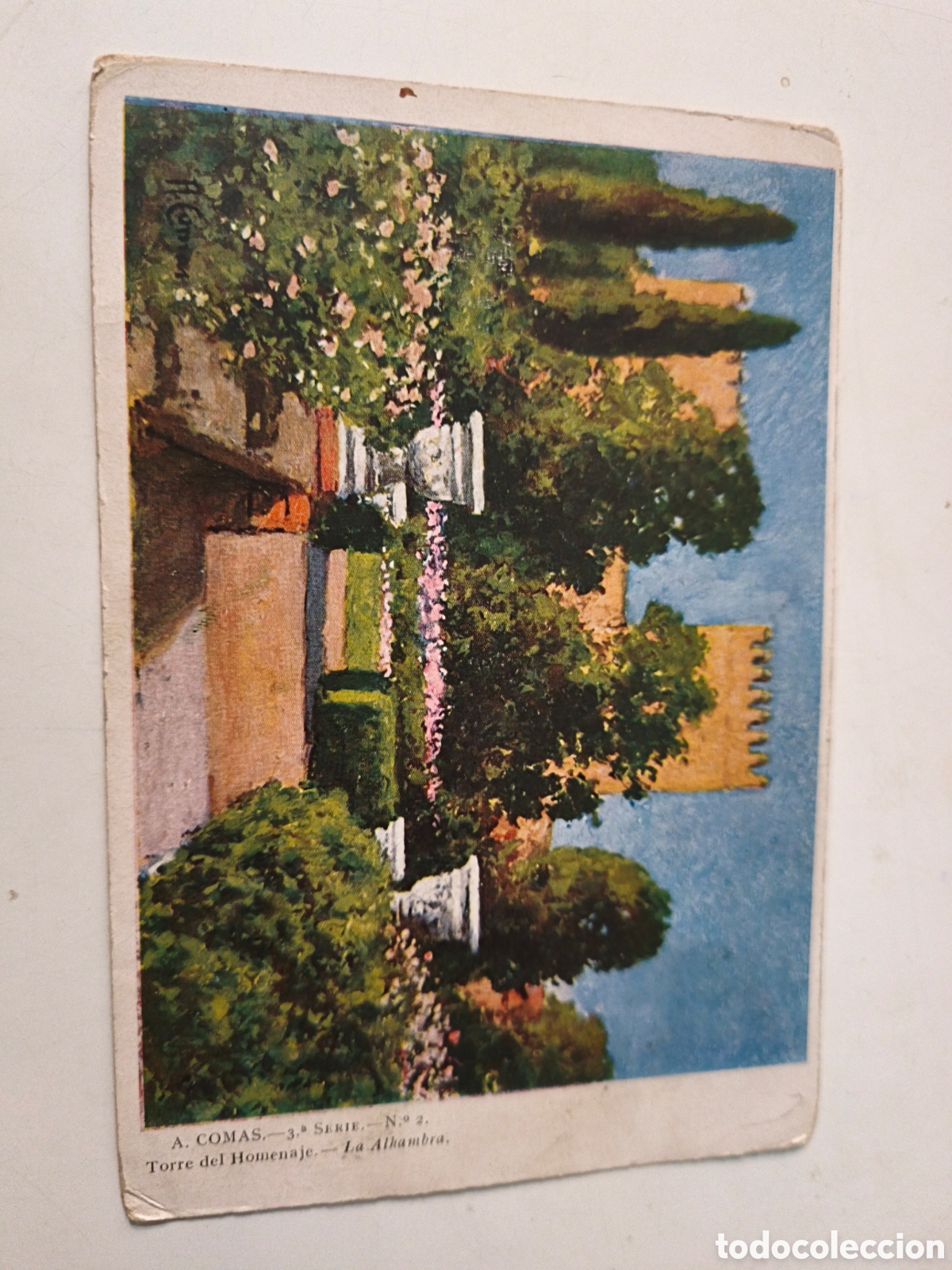 Postcards: Postal Torre del Homenaje. La Alhambra