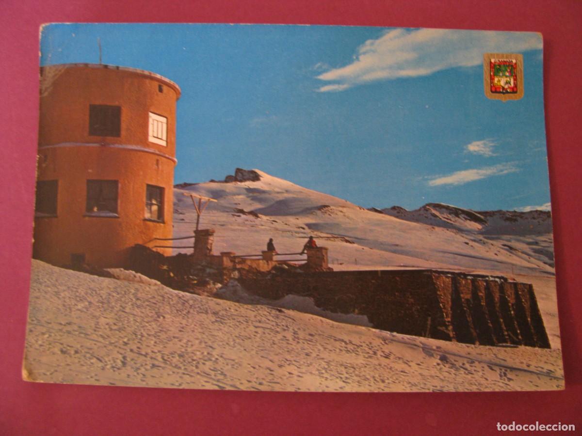 Postales: POSTAL DE GRANADA. SIERRA NEVADA. 2&ordm; REFUGIO Y VELETA. DOMINGUEZ 42