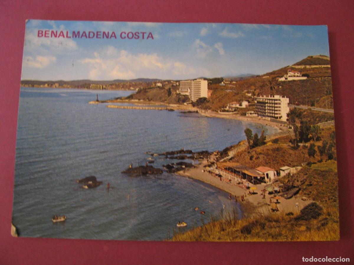 Postales: POSTAL DE BENALMADENA COSTA. PLAYA DE LA VIBORILLA. ARRIBAS CIRCULADA 1984