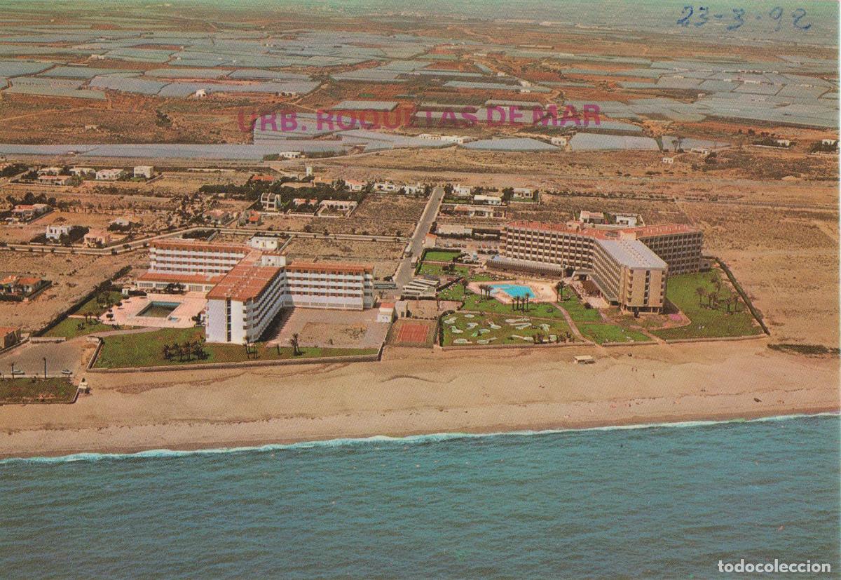 Postales: ROQUETAS DE MAR (ALMERIA) VISTA A&Eacute;REA - POSTALES HNOS. GALIANA N&ordm;3 - S/C