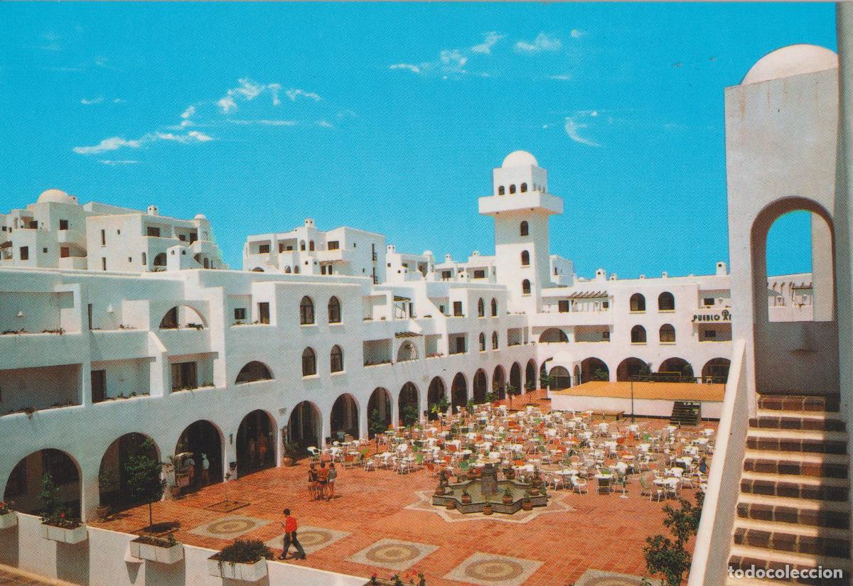 Postales: MOJACAR (ALMERIA) PUEBLO INDALO, PLAZA - EDICIONES ARRIBAS N&ordm;37 - ESCRITA