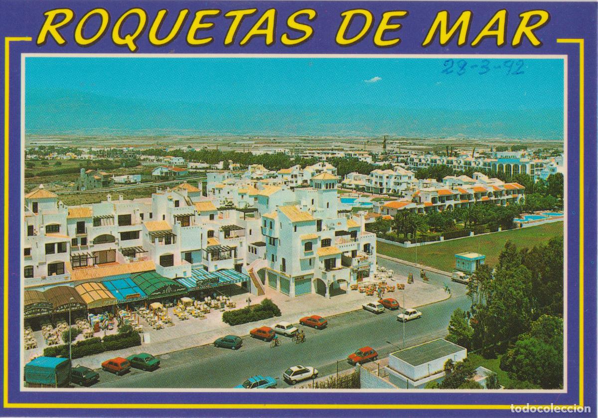 Postales: ROQUETAS DE MAR (ALMERIA) VISTA PARCIAL - POSTALES HNOS. GALIANA N&ordm;21 - ESCRITA