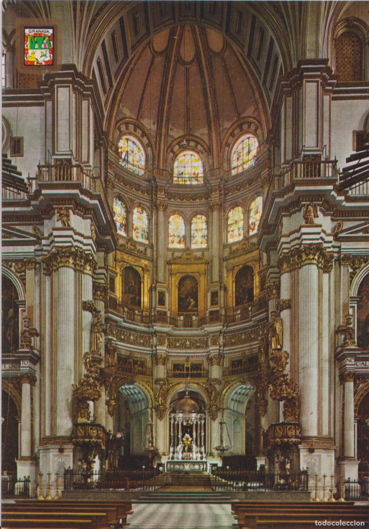 Postales: GRANADA, CATEDRAL, CAPILLA MAYOR - ESCUDO DE ORO N&ordm;72 - S/C