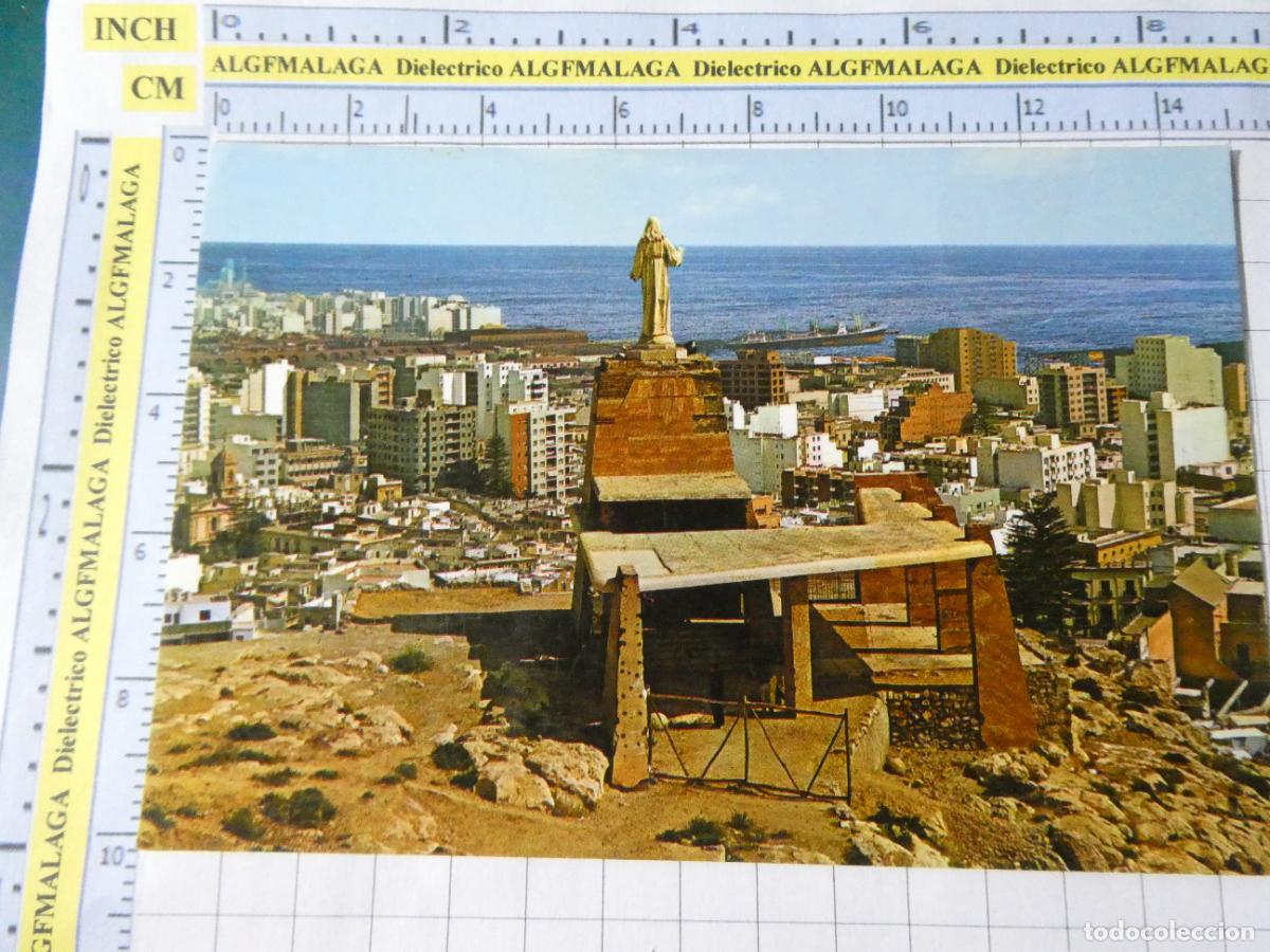 Postales: POSTAL DE ALMER&Iacute;A. A&Ntilde;O 1970. MONUMENTO AL SAGRADO CORAZ&Oacute;N 43 JOSE SALAS. 4776