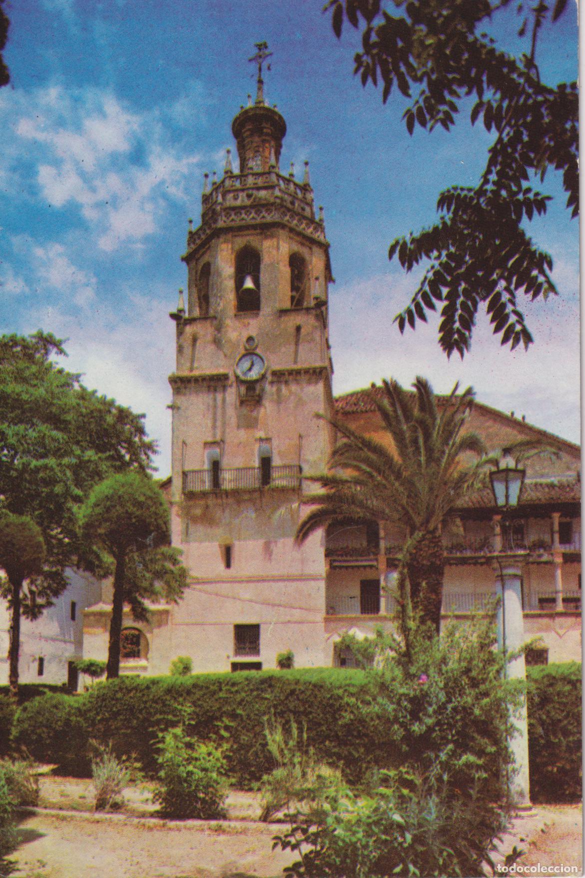 Postales: RONDA (MALAGA) IGLESIA SANTA MARIA LA MAYOR - FOTOCOLOR VALMAN N&ordm;255 - ESCRITA 1961