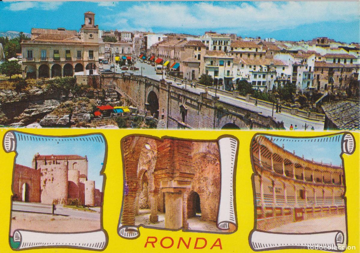 Postales: RONDA (MALAGA) VARIOS ASPECTOS DE LA CIUDAD - ED. PERGAMINO N&ordm;30 - S/C