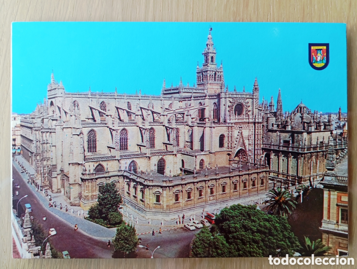 Postales: POSTAL SEVILLA LA CATEDRAL HELIOTIPIA ART&Iacute;STICA ESPA&Ntilde;OLA 1114 A&Ntilde;O 1978