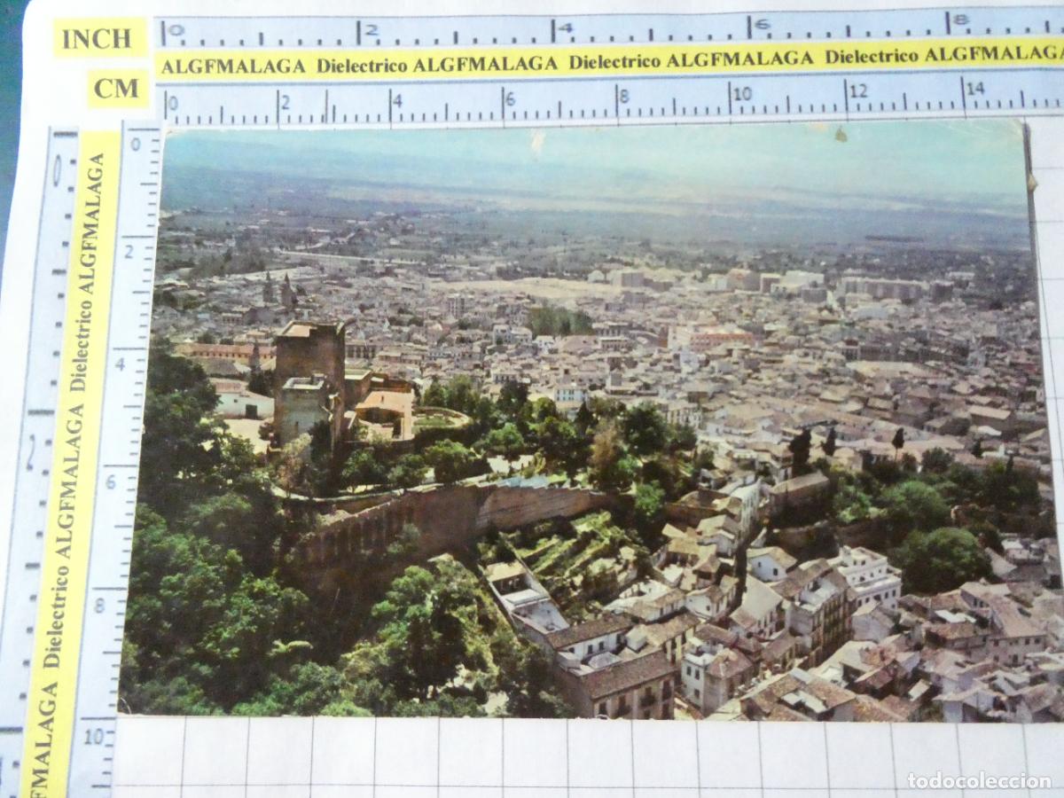 Postales: POSTAL DE GRANADA. A&Ntilde;OS 50. ALHAMBRA EN PRIMER T&Eacute;RMINO TORRE BERMEJA. 8020 CAMPA&Ntilde;A. 2241
