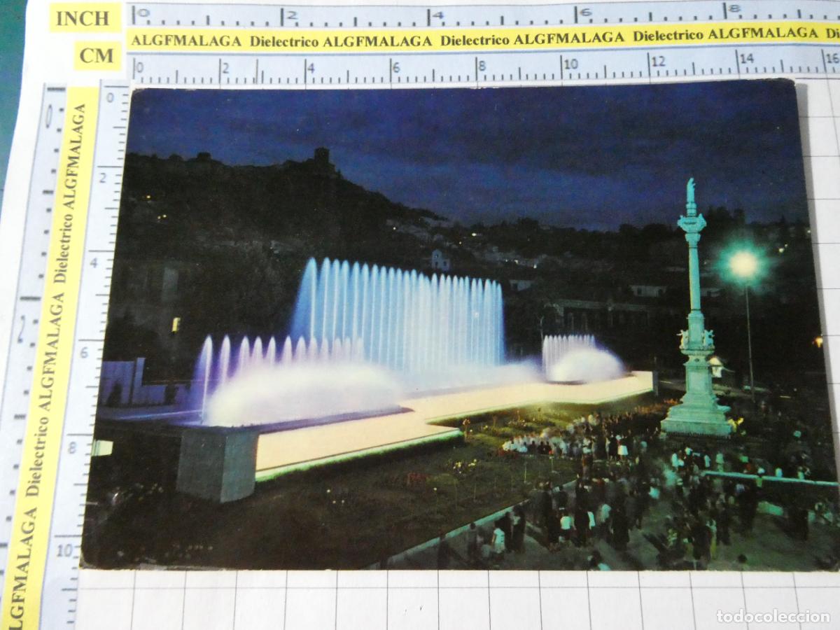 Postales: POSTAL DE GRANADA. A&Ntilde;O 1962. FUENTE MONUMENTAL NOCTURNA 15 ZERKOWITZ. 2264