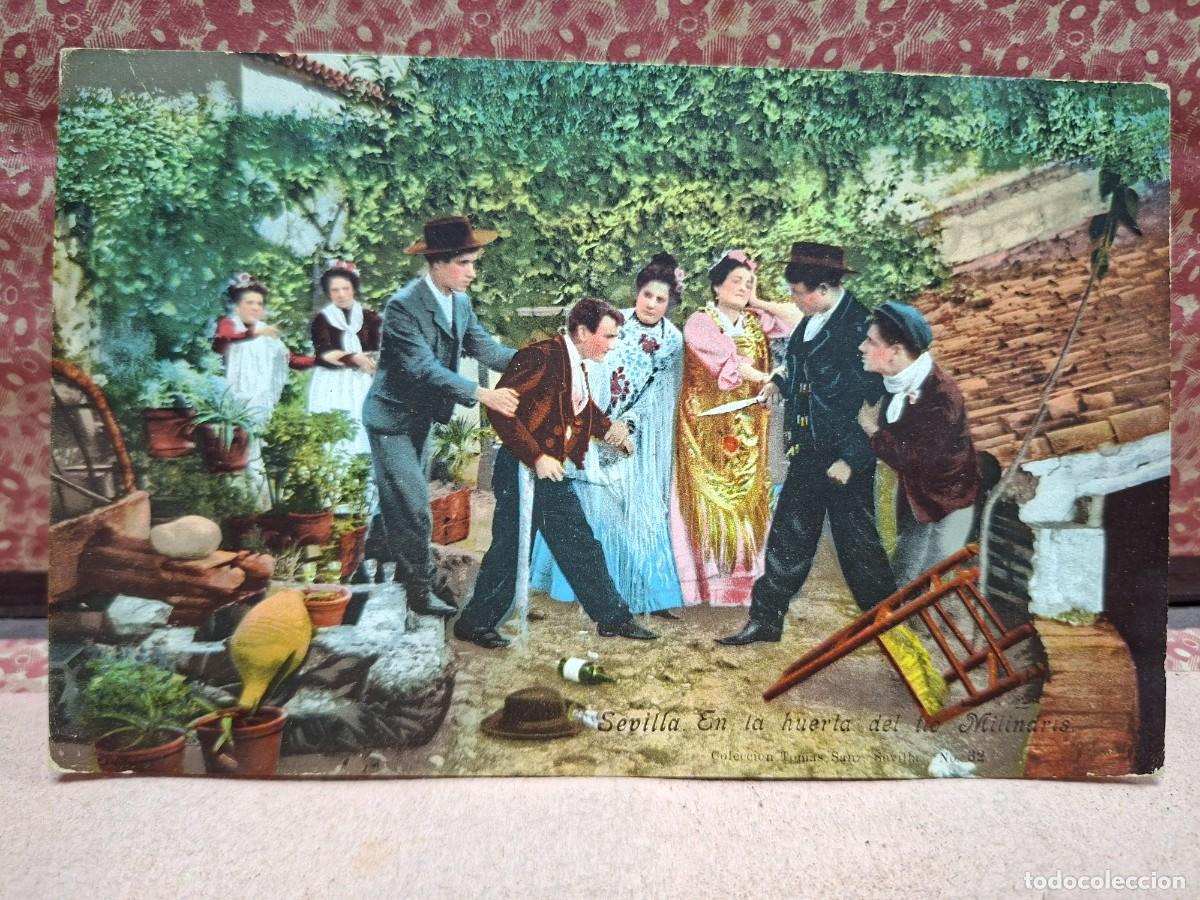 Postales: ANTIGUA POSTAL SEVILLA EN LA HUERTA DEL TIO MILINDRIS PURGUER & CO 2148