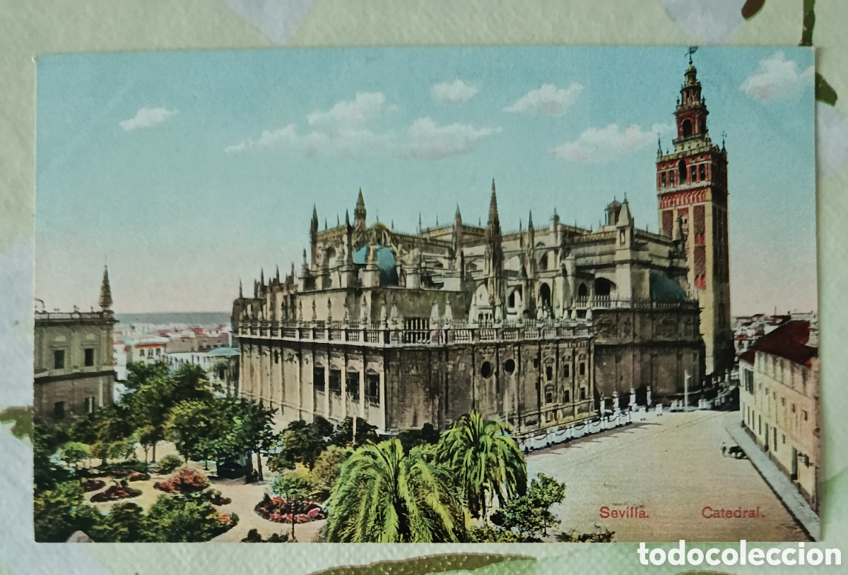 Postales: Sevilla, Catedral postal 9 X 13 ctms.