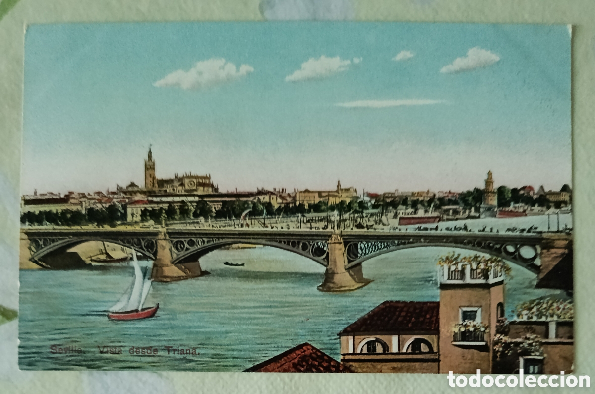 Postales: Sevilla vista desde Triana postal 9 X 13 ctms.