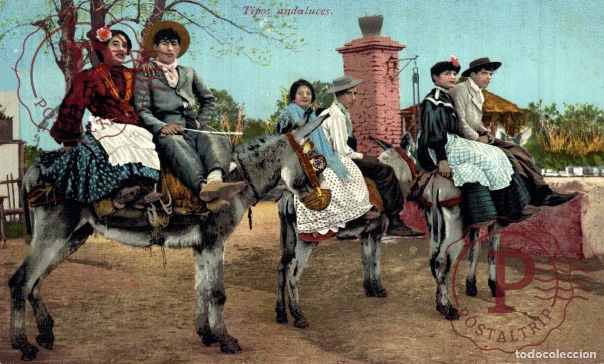 Postales: ANDALUCIA. TIPOS ANDALUCES. - Foto 1