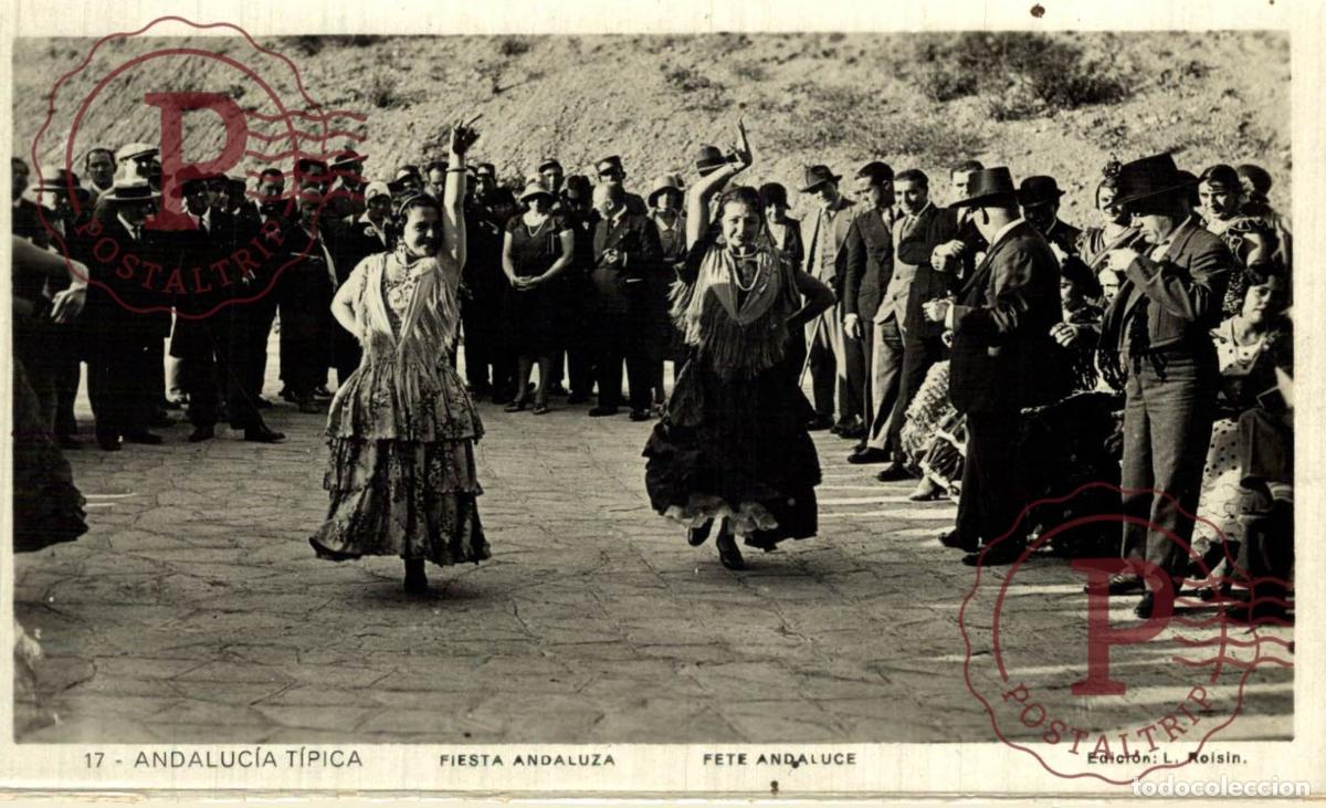 Postales: ANDALUCIA T&Iacute;PICA, FIESTA ANDALUZA. ESPA&Ntilde;A SPAIN SPAGNE