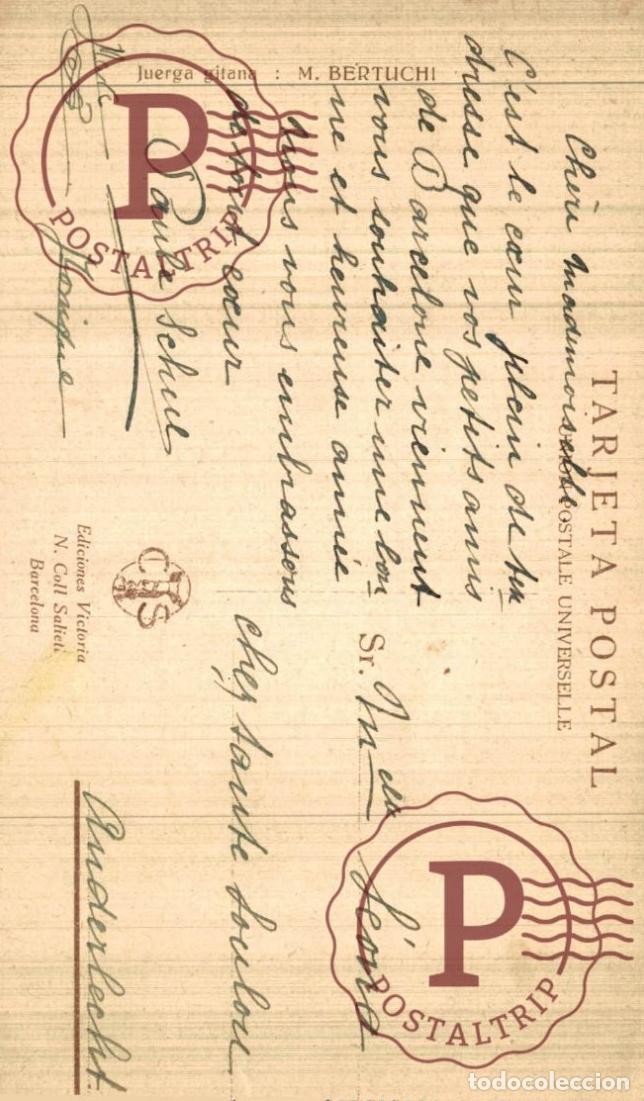 Postales: JUERGA GITANA, M. BERTUCHI. ESPA&Ntilde;A SPAIN SPAGNE - Foto 3