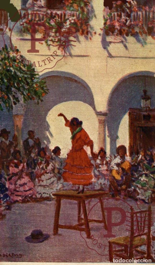 Postales: JUERGA GITANA, M. BERTUCHI. ESPA&Ntilde;A SPAIN SPAGNE - Foto 1