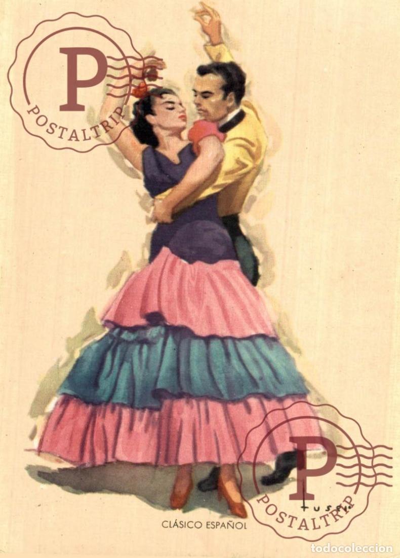 Postales: CL&Aacute;SICO ESPA&Ntilde;OL, FOLKLORE ESPA&Ntilde;OL BAILES ANDALUCES. ESPA&Ntilde;A SPAIN SPAGNE