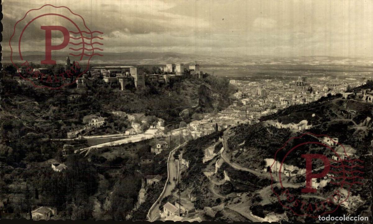 Postales: GRANADA. VISTA PARCIAL DESDE SACROMONTE.