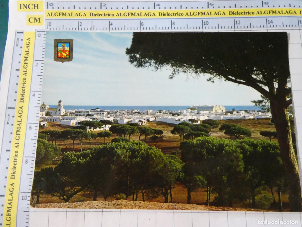 Postales: POSTAL DE C&Aacute;DIZ. A&Ntilde;O 1965 BARBATE DE FRANCO VISTA GENERAL 1 ESCUDO ORO. 2560