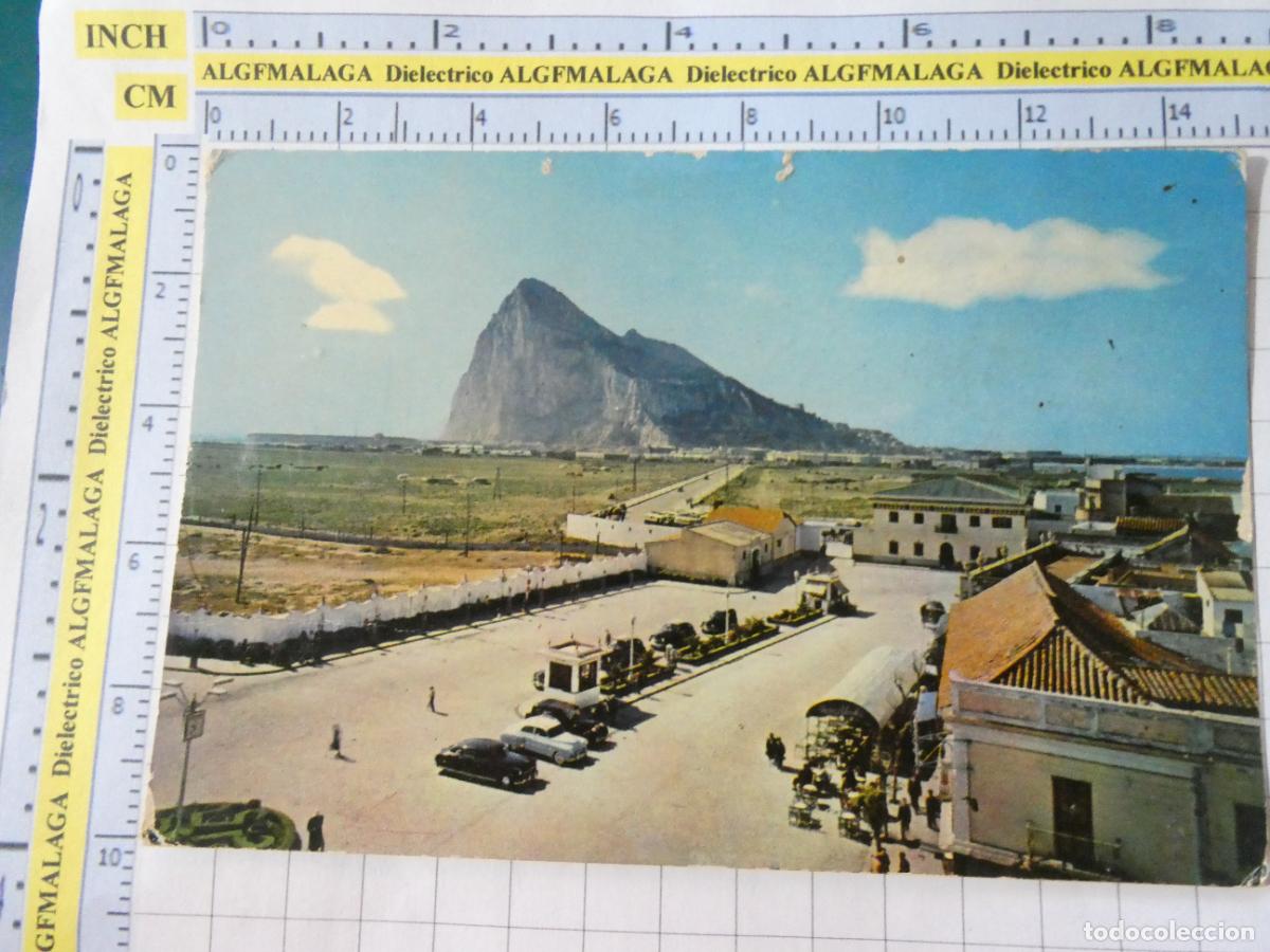Postales: POSTAL DE C&Aacute;DIZ. A&Ntilde;OS 50. LA L&Iacute;NEA DE LA CONCEPCI&Oacute;N PE&Ntilde;&Oacute;N GIBRALTAR ADUANA 3208 AGATA. 2564