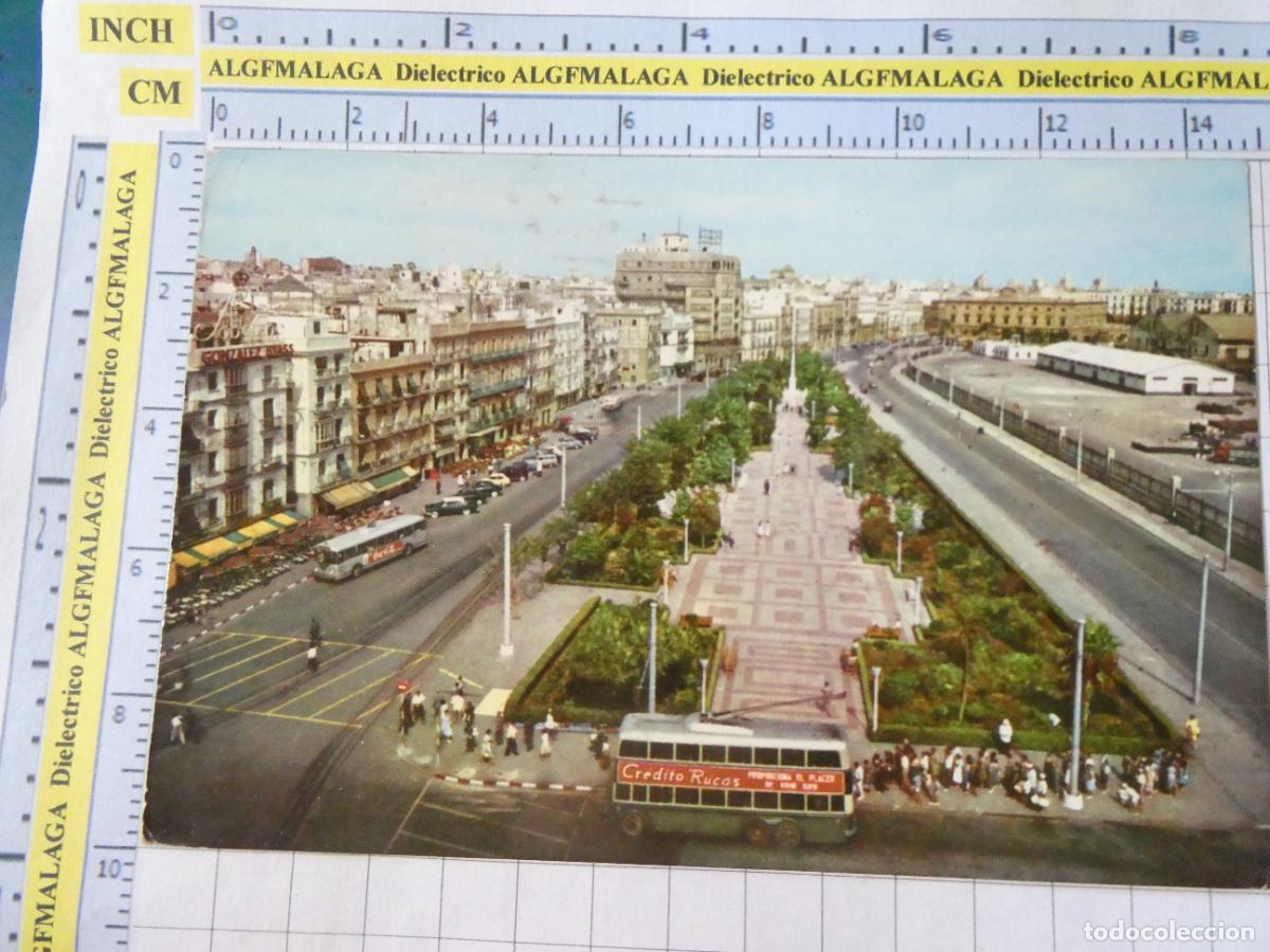 Postales: POSTAL DE C&Aacute;DIZ. A&Ntilde;O 1962. AVENIDA DE RAM&Oacute;N DE CARRANZA. AUTOB&Uacute;S PUBLICIDAD COCA COLA. 2570