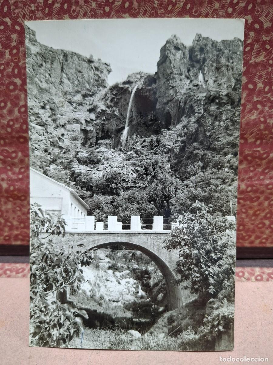 Postales: ANTIGUA FOTOGRAFIA POSTAL PUENTE DE LA TOBA AYNA ALBACETE HORACIO ROLDAN