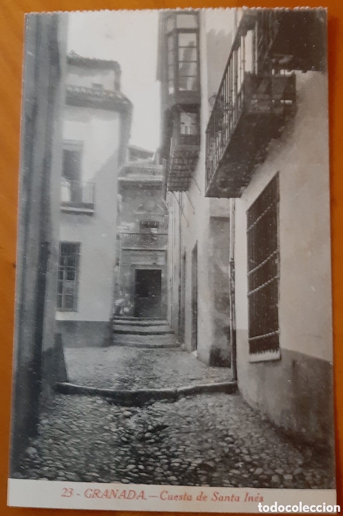 Postales: Postal Granada. Cuesta de Santa In&eacute;s. Sin escribir. R10288