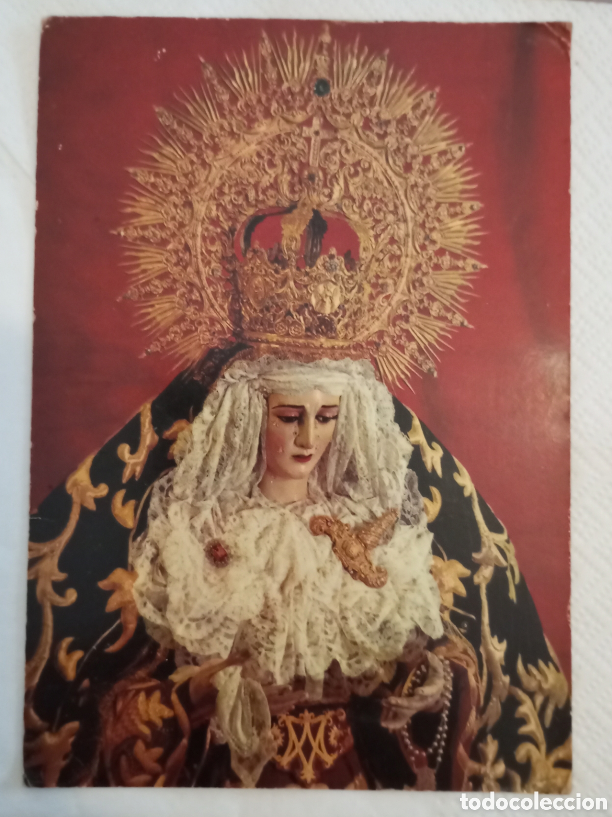 Postales: C&aacute;diz postal Virgen de las penas iglesia de la palma