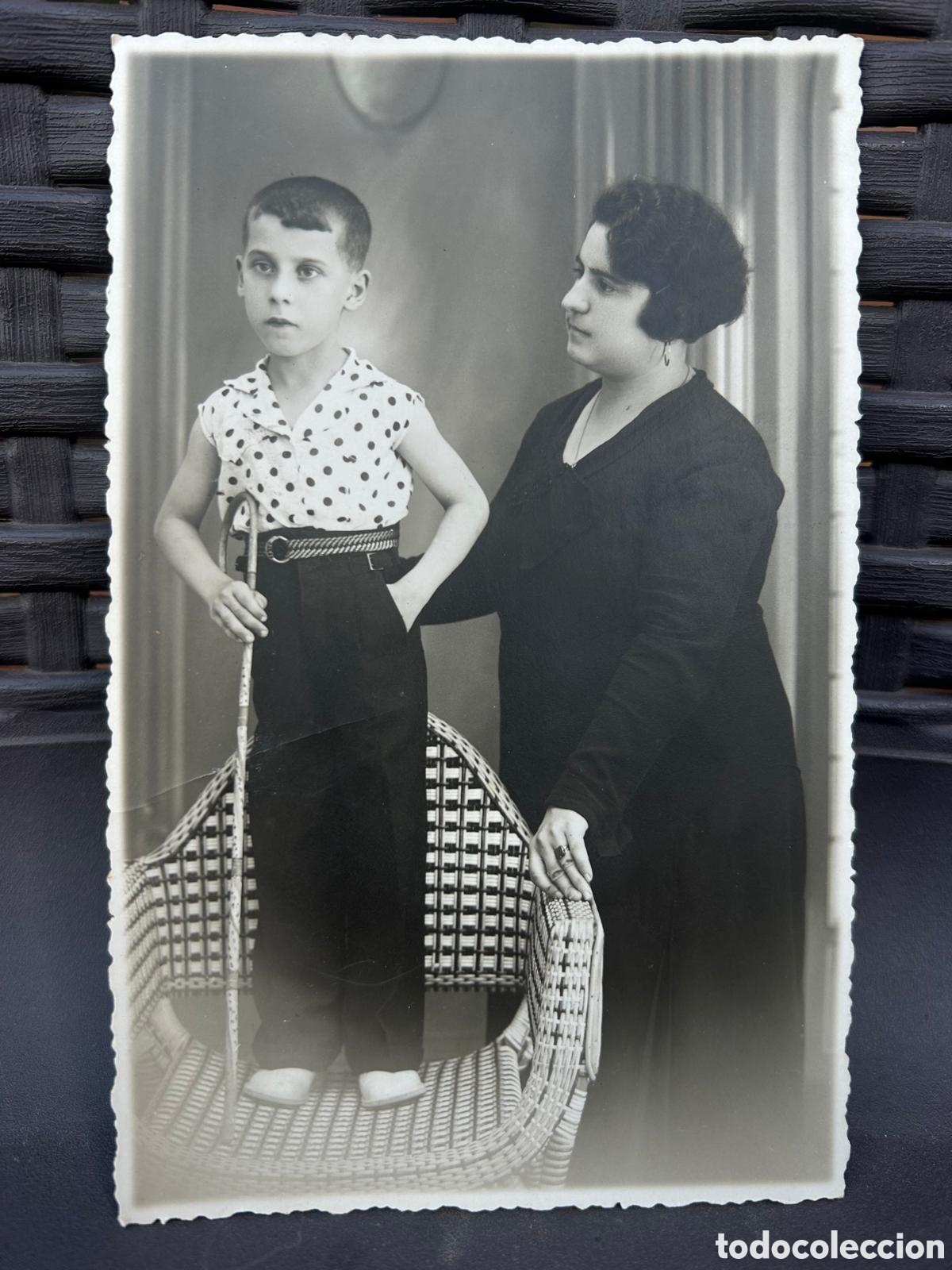 Postales: Carta Postal 1934. Madre e hijo. V&eacute;lez M&aacute;laga
