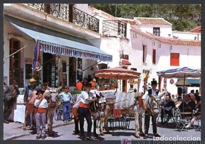 Postkarten: Mijas. *Burros-Taxi frente a La Malague&ntilde;a* Ed. Postal Inter n&ordm; 22. Escrita.