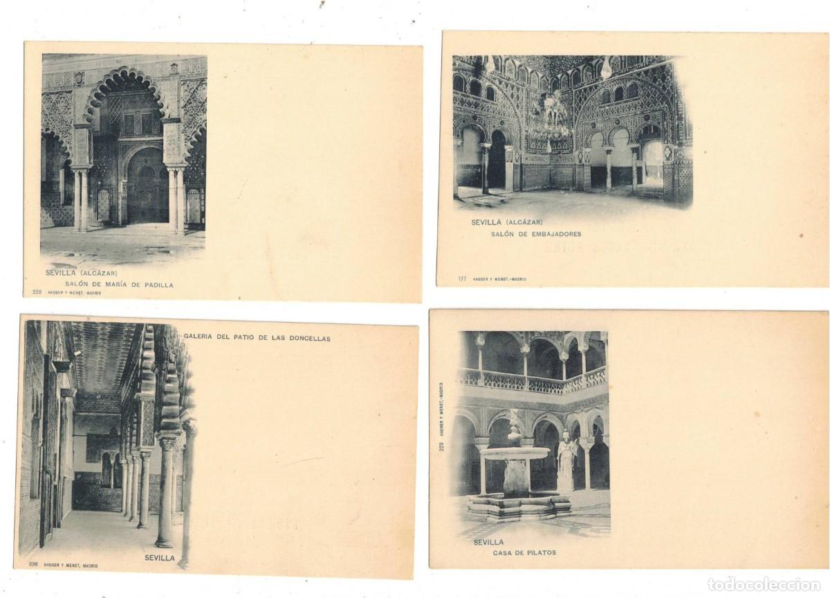 Postkarten: SEVILLA. 4 POSTALES. HAUSER YMENET