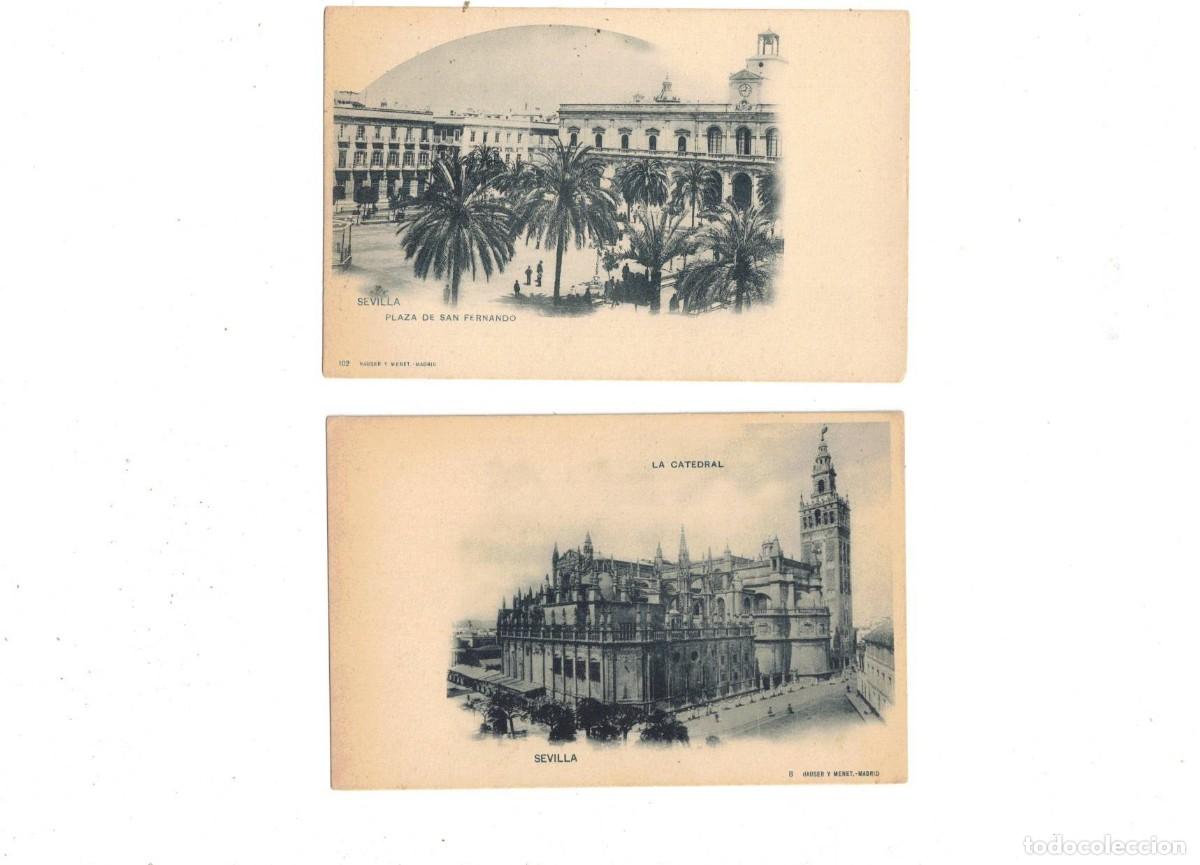 Postkarten: SEVILLA. 2 POSTALES. HAUSER Y MENET