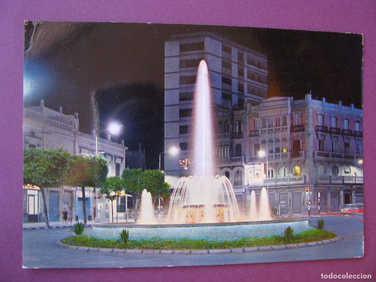 Postales: POSTAL DE ALMERIA. FUENTE LUMINOSA EN LA PUERTA DE PURCHENA. BEASCOA. CIRCULADA 1970