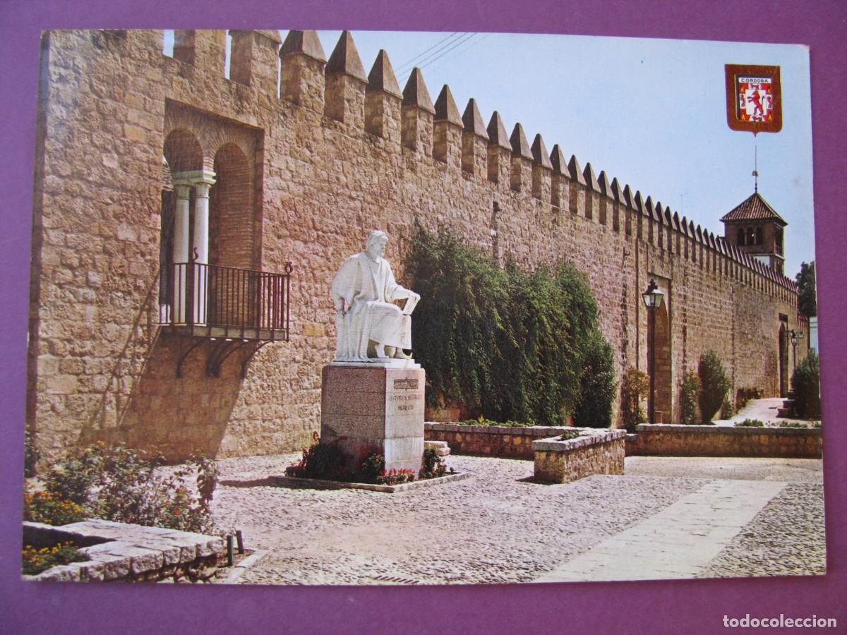 Cartoline: POSTAL DE CORDOBA. MURALLA Y MONUMENTO A AVERROES. SUBIRATS CASANOVAS