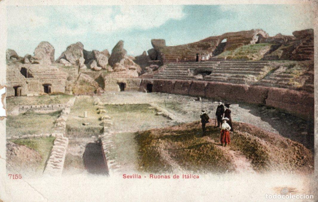 Postales: BONITA POSTAL - SEVILLA - RUINAS DE ITALICA