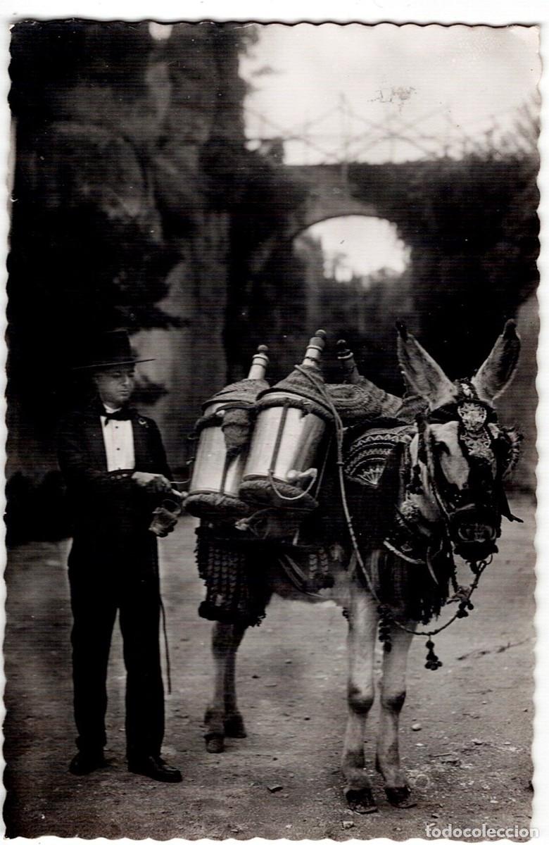 Postais: POSTAL DE GRANADA, AGUADOR T&Iacute;PICO (CIRCULADA EN 1960)