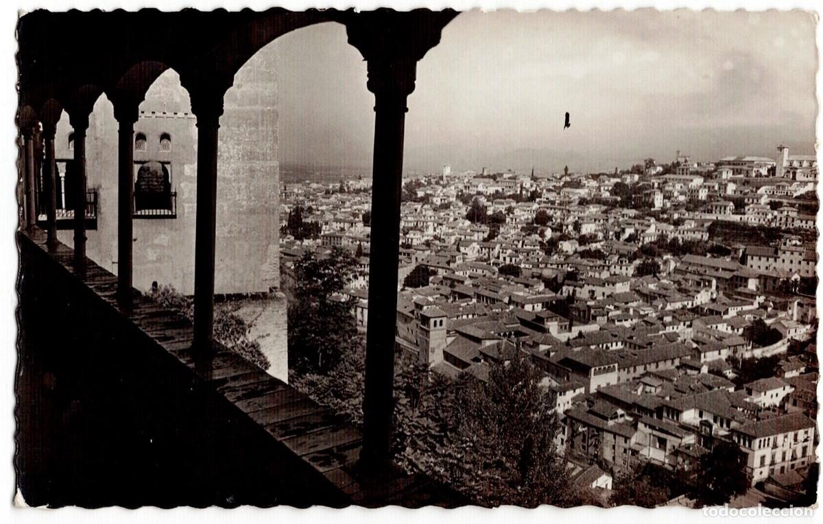 Postcards: POSTAL DE GRANADA, ALBAIC&Iacute;N (CIRCULADA EN 1956)