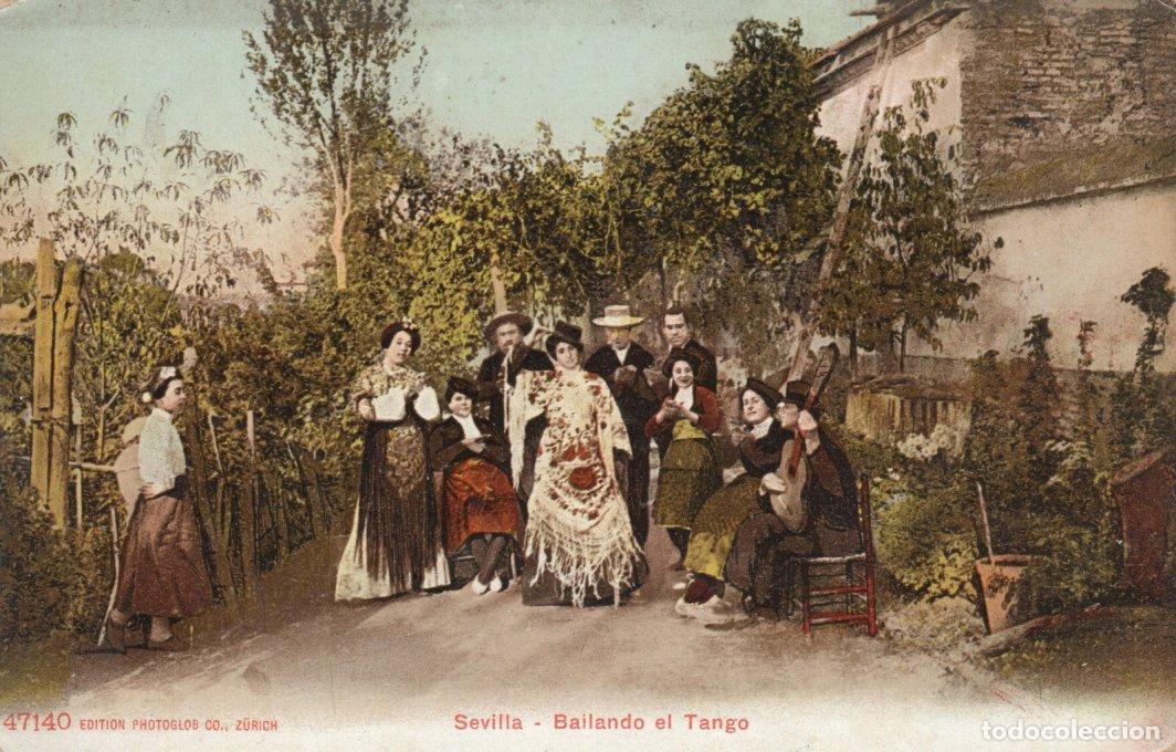 Postcards: BONITA POSTAL - SEVILLA - BAILANDO EL TANGO - EDITION PHOTOGLOB