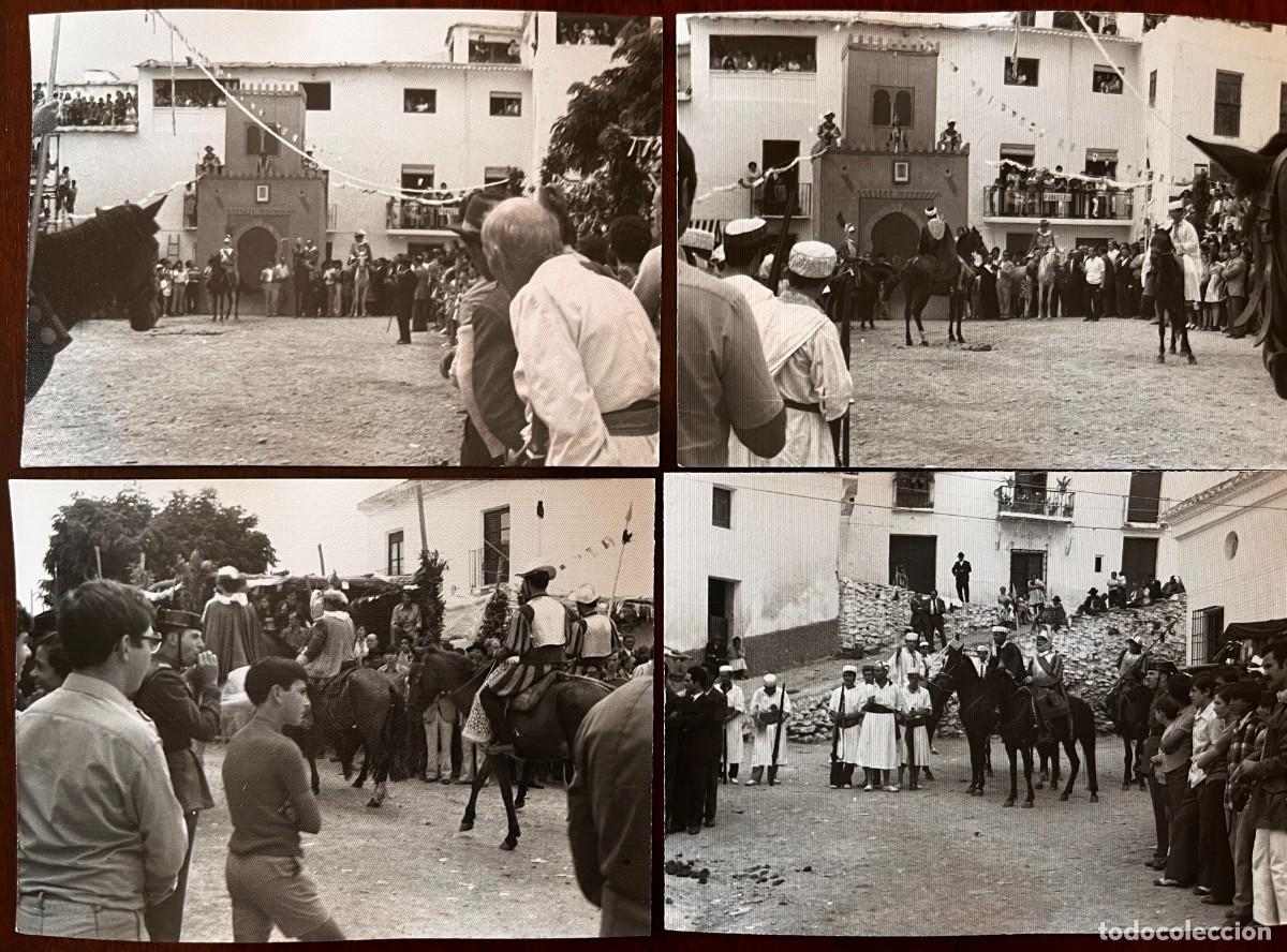 Postkarten: 4 ANTIGUAS FOTOGRAFIAS DE VALOR (GRANADA) LA ALPUJARRA, FIESTA DE MOROS Y CRISTIANOS, CADA FOTOGRAFI