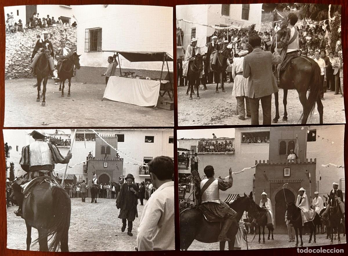 Postcards: 4 ANTIGUAS FOTOGRAFIAS DE VALOR (GRANADA) LA ALPUJARRA, FIESTA DE MOROS Y CRISTIANOS, CADA FOTOGRAFI