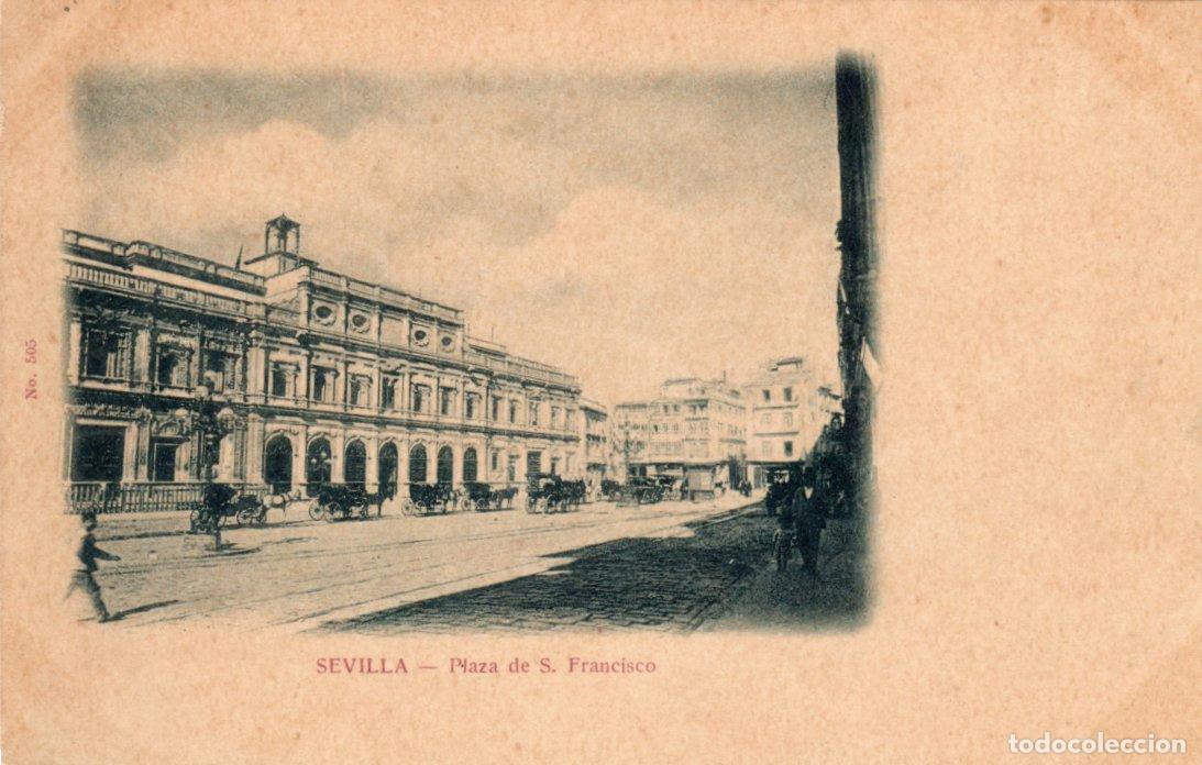 Postales: BONITA POSTAL - SEVILLA - PLAZA DE S. FRANCISCO