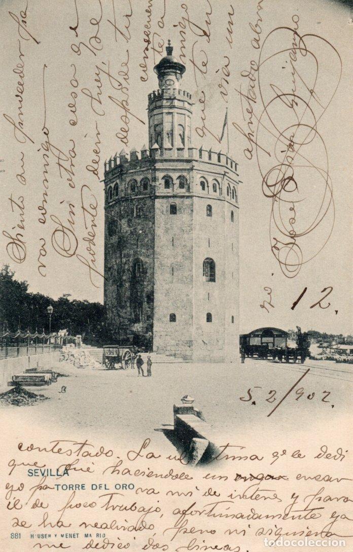 Postkarten: PRECIOSA POSTAL - SEVILLA - TORRE DEL ORO - 881 HAUSER Y MENET
