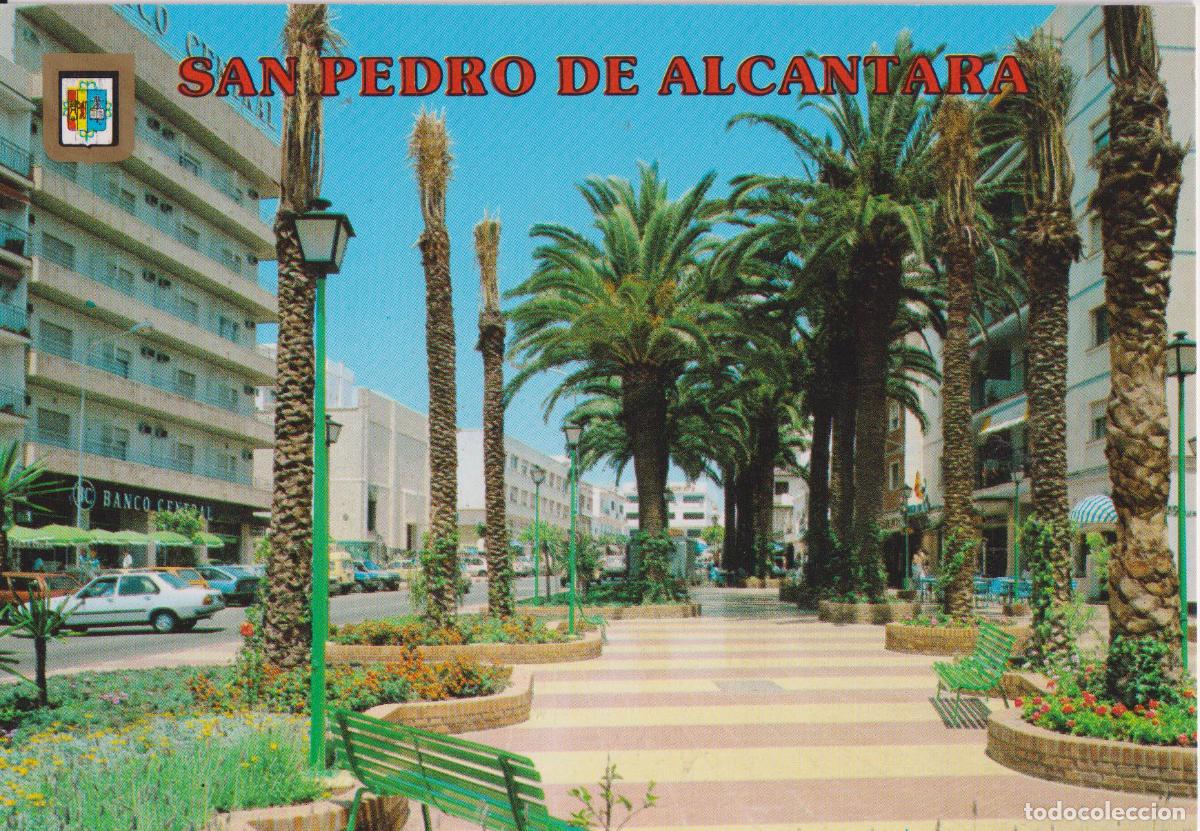 Postkarten: SAN PEDRO DE ALCANTARA (MALAGA) PASEO MARQUES DEL DUERO - ESCUDO DE ORO N&ordm;18 - ESCRITA