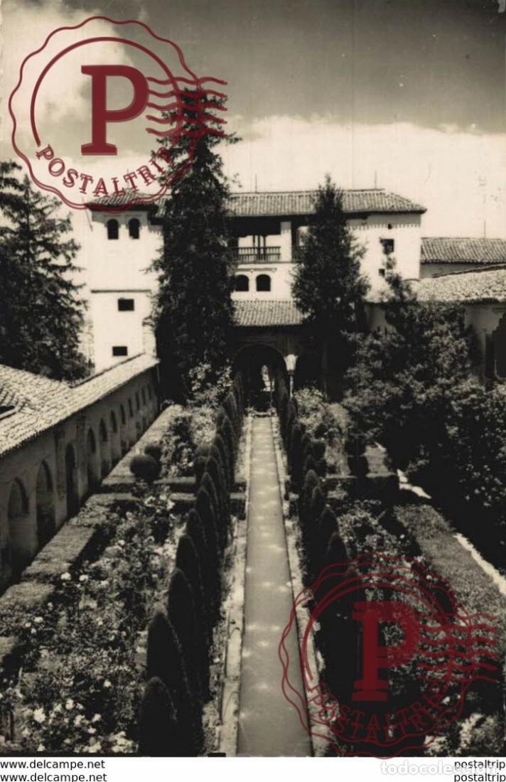 Postkarten: GRANADA. JARDINES DEL GENERALIFE