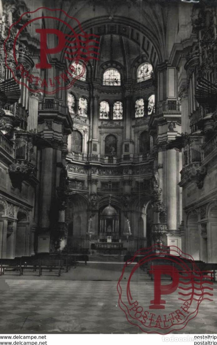 Postkarten: GRANADA. CATEDRAL NAVE CENTRAL