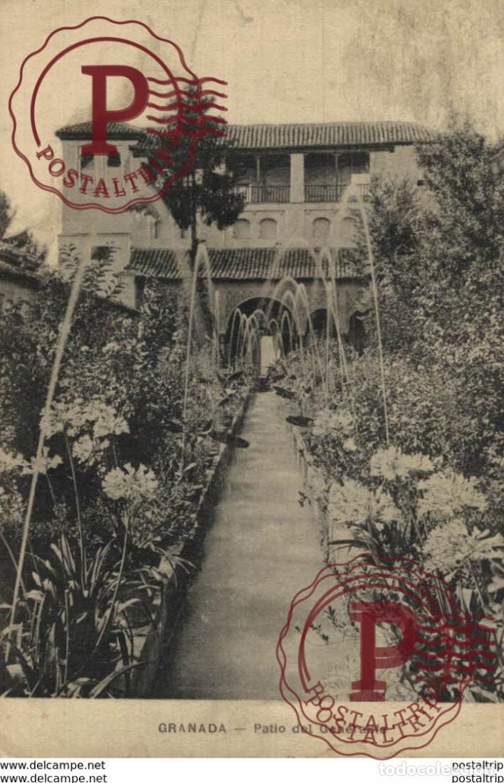 Postkarten: GRANADA. PATIO DEL GENERALIFE