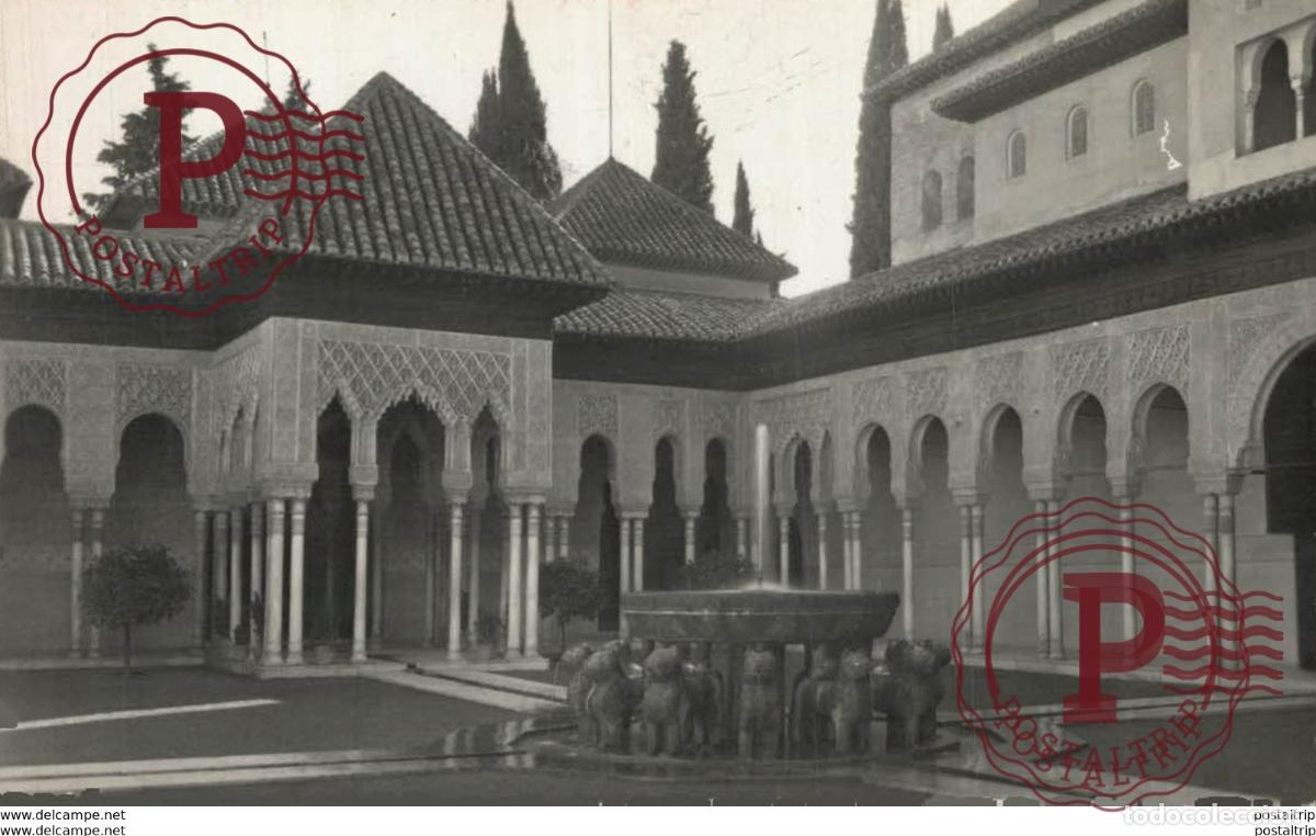 Postales: GRANADA. ALHAMBRA. PATIO DE LOS LEONES - Foto 1
